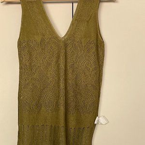 United Colors Benetton 100% Viscose Knit Tank Top